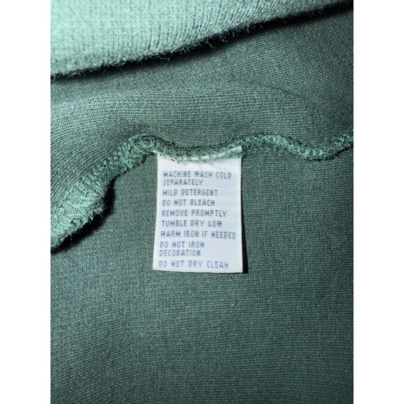 Polo Ralph Lauren 3XLT Quarter Zip Sweater Big & Tall Hunter Green 100% Cotton - Picture 4 of 5